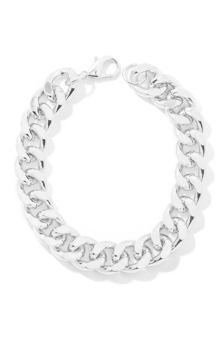 Curb Chain Lobster Clasp Bracelet
