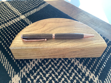 Wooden Turned Pen - Dark Brown