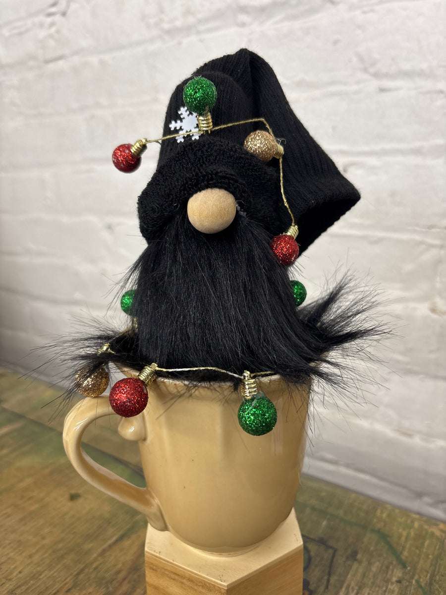 Holiday Lights Mug Gnome