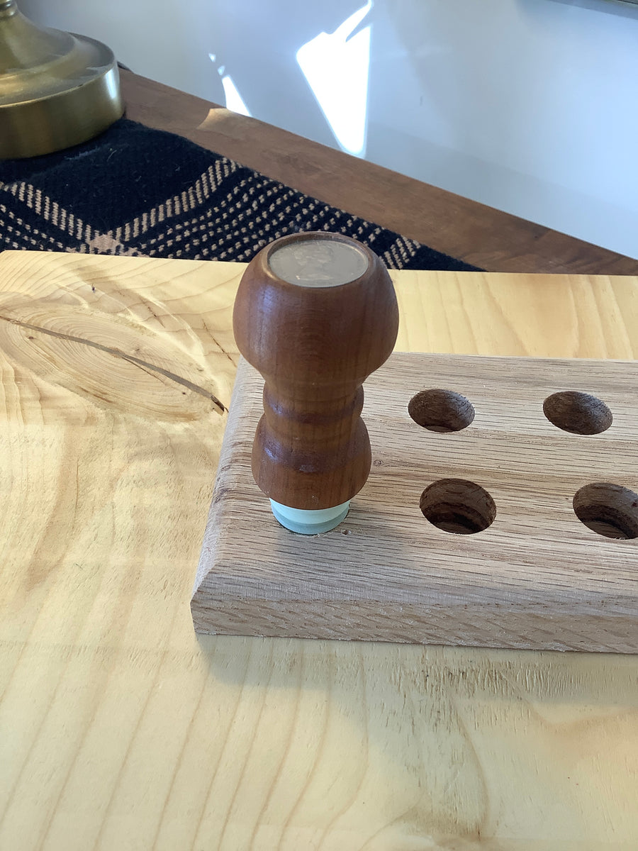 Wooden Bottle Stopper - Inlaid