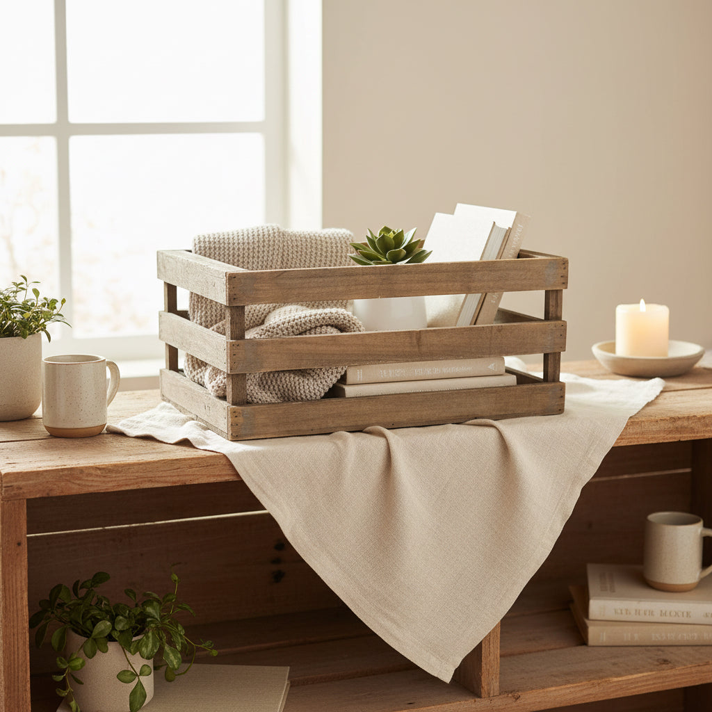 Rustic Wood Crate