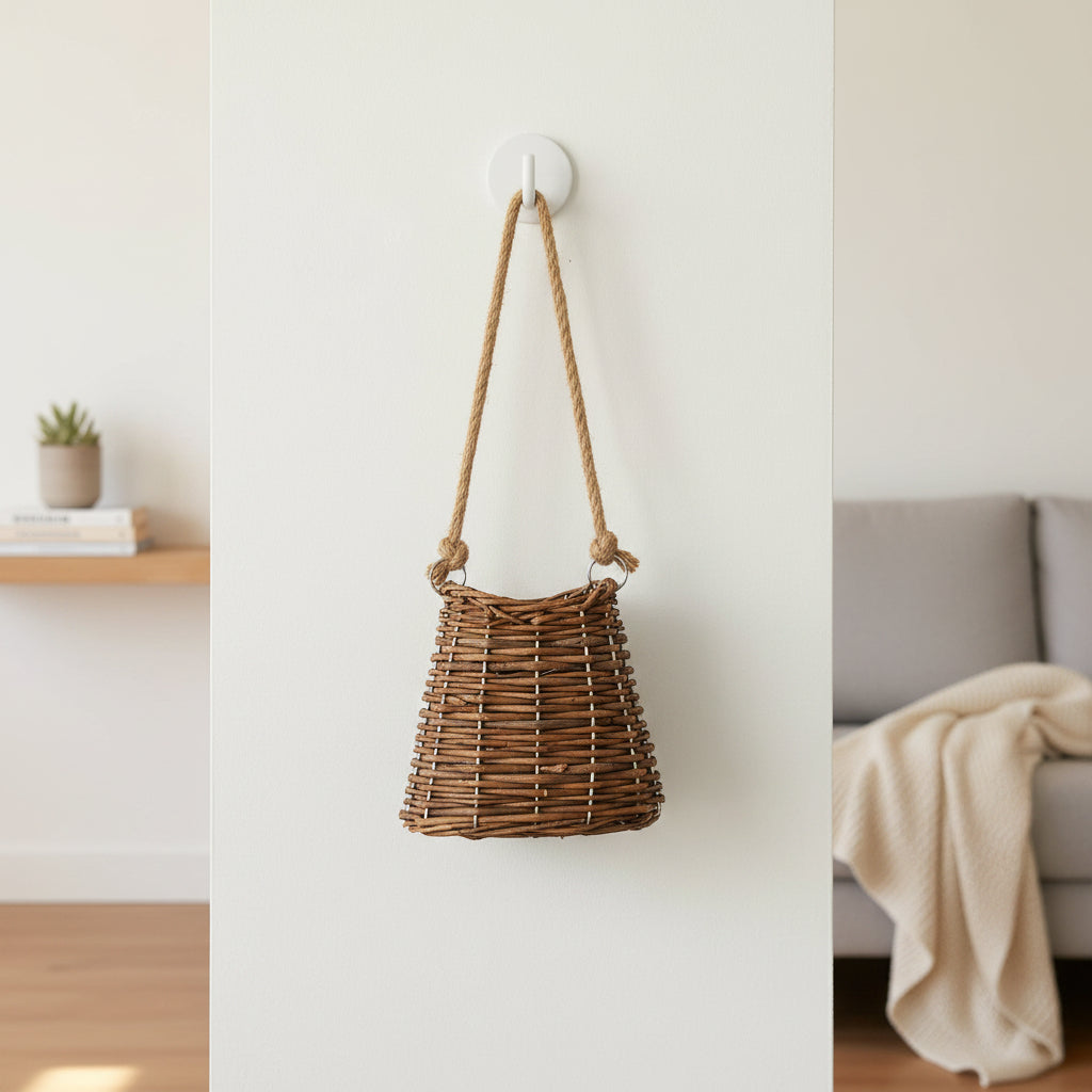 Brown Woven Basket - 6"