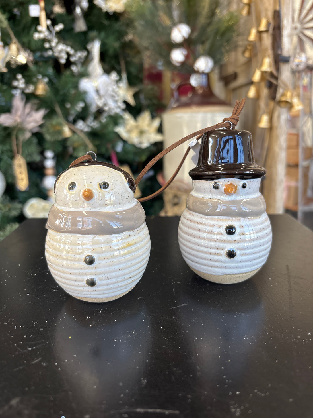 Ceramic Snowman Ornament