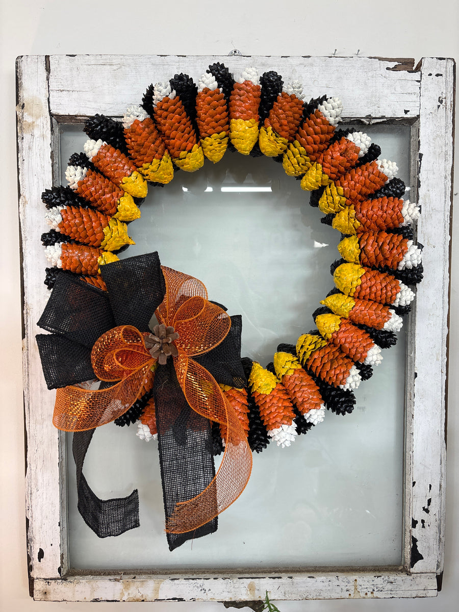 Candy Corn Wreath
