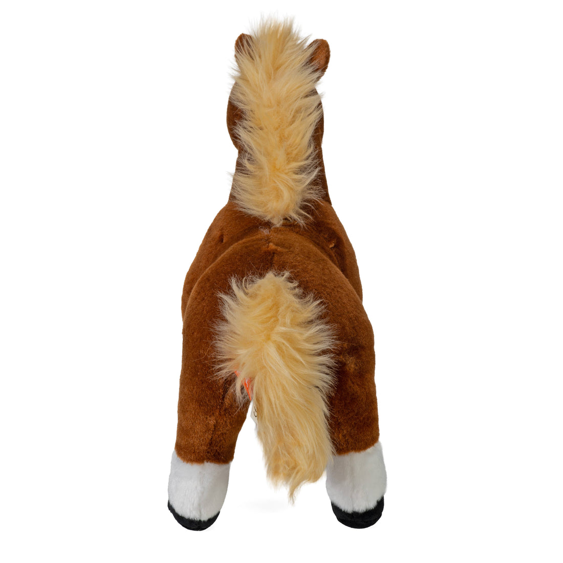 Brown Horse Standing Stuffed Animal 12"