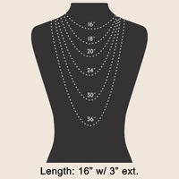 Pearl And Cross Charms Dainty Chain Necklace