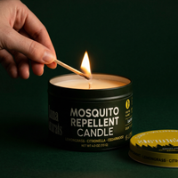 Mosquito Repellent Candle — Camping | Citronella