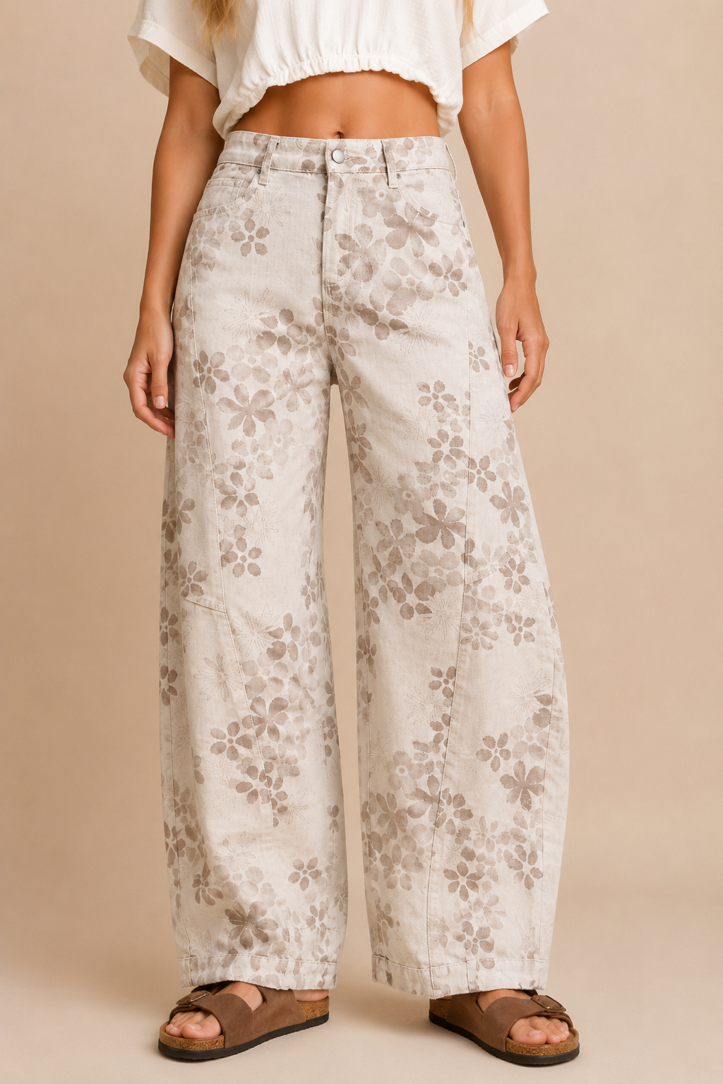 Wildflower Wide-Leg Jeans