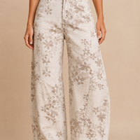 Wildflower Wide-Leg Jeans