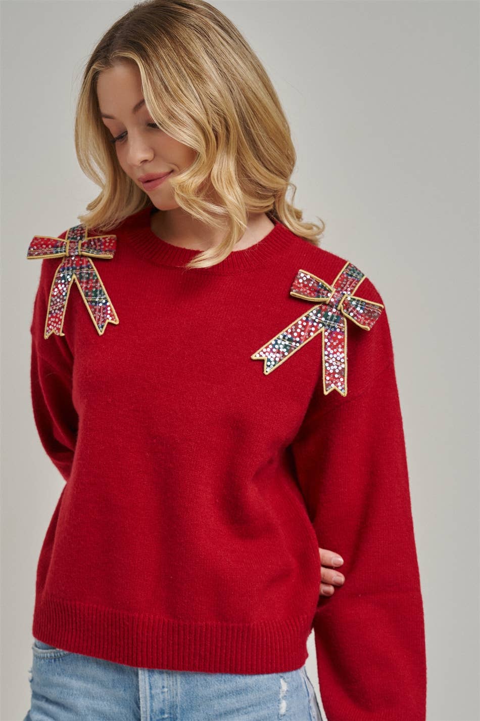 Mistletoe & Bows Sweater