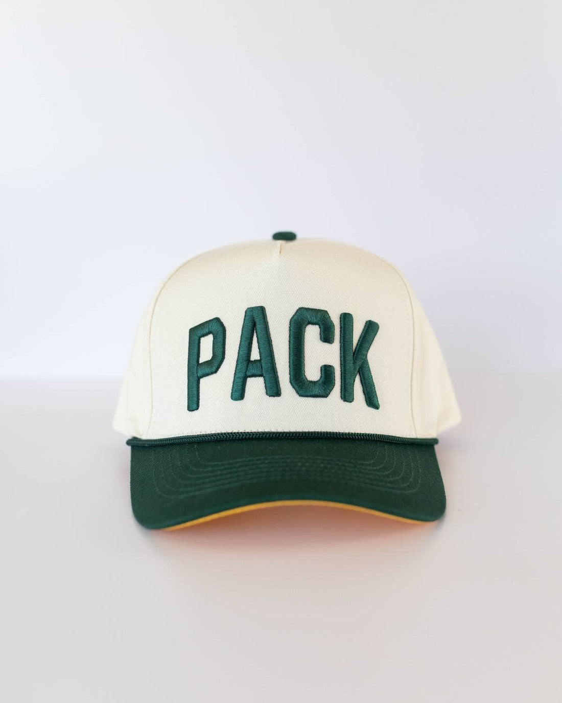 PACK - Foot Ball Trucker Hat Green, Yellow, & Cream