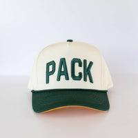 PACK - Foot Ball Trucker Hat Green, Yellow, & Cream