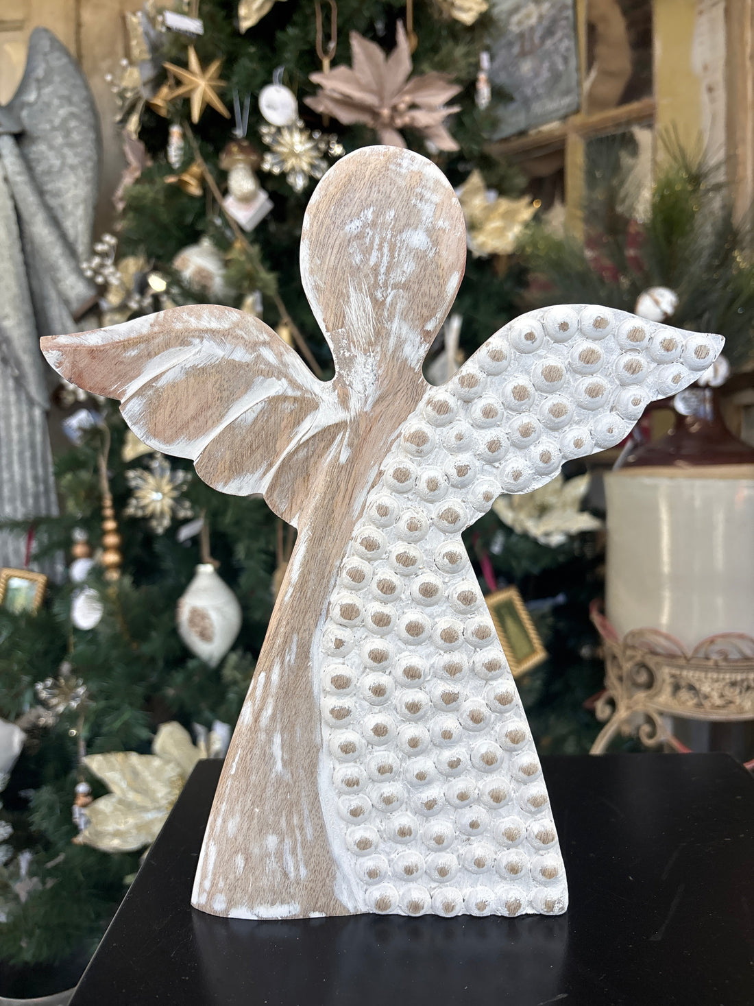 Wooden Beaded Angel