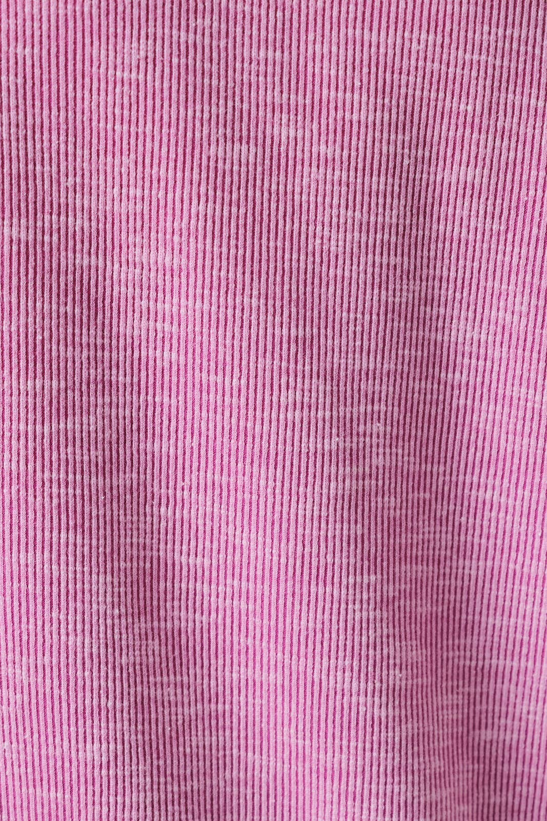 Magenta Ribbed Top