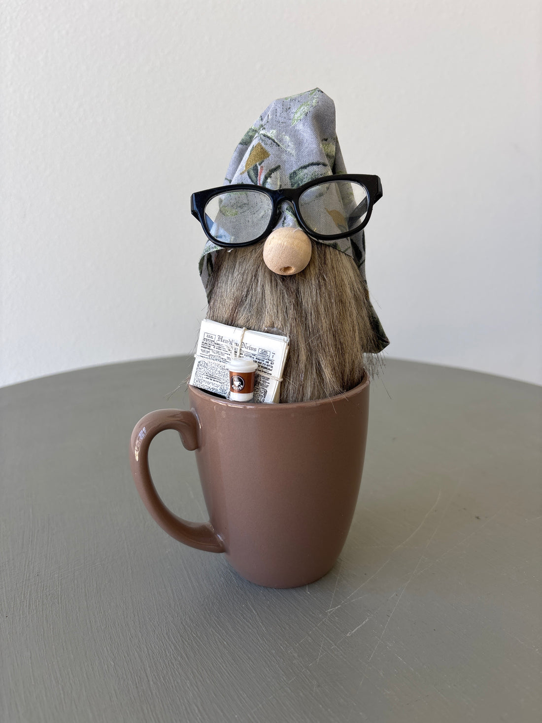 Morning Coffee Teacup Gnome