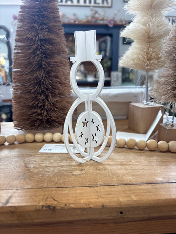 Laser Cut Snowman