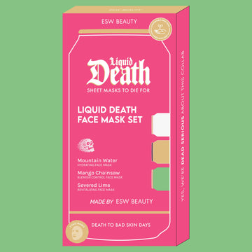 Liquid Death Face Mask Box Set
