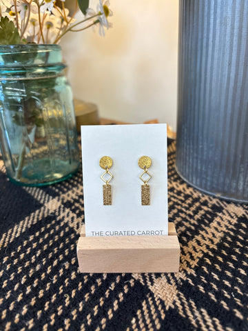 Geometric Post Earrings