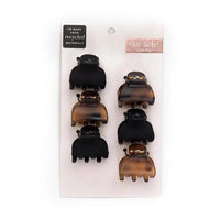 Kitsch X-Small Claw Clips 6pc - Black & Tort