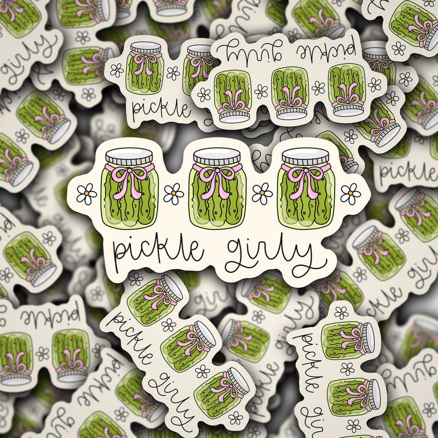 Vinyl Decal Pickle Girly