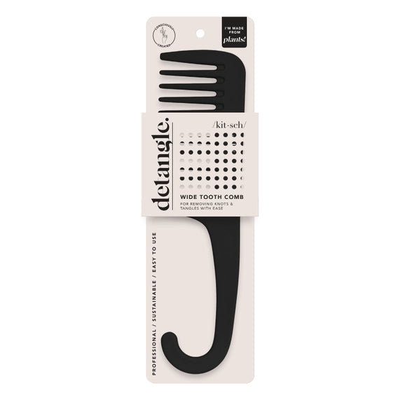 Kitsch Wide Tooth Comb in Recycled Plastic