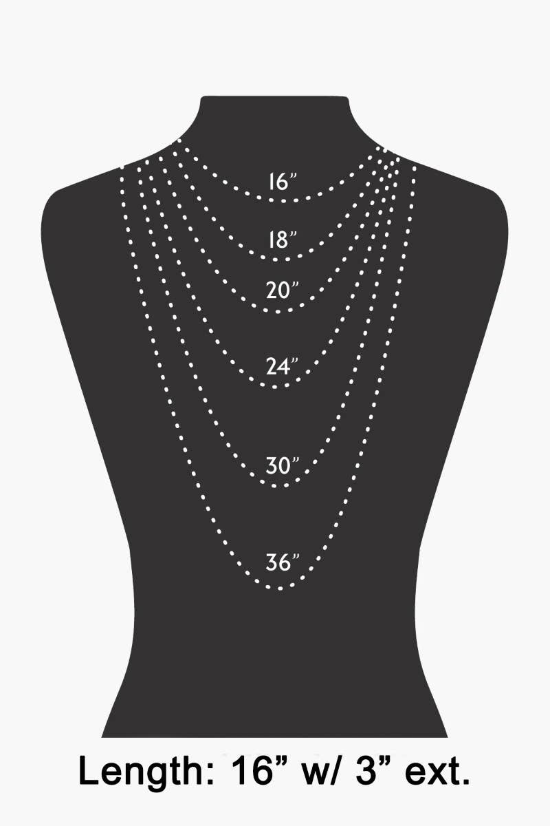 Faceted Oval Gem Pendant Station Bead Chain Necklace