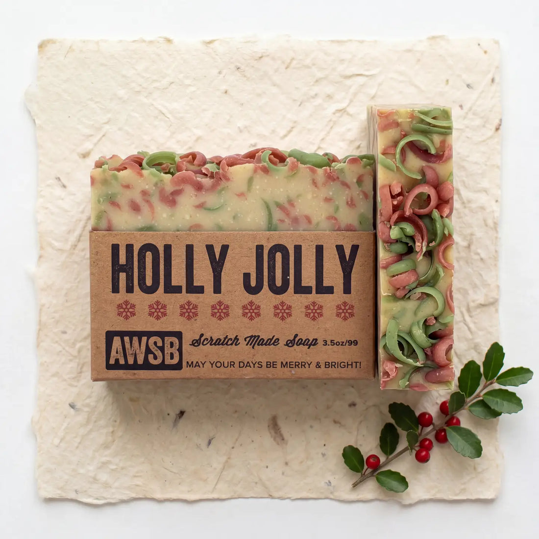 Holly Jolly Bar Soap