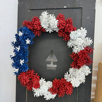Red White Blue Wreath