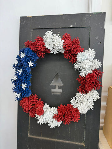 Red White Blue Wreath