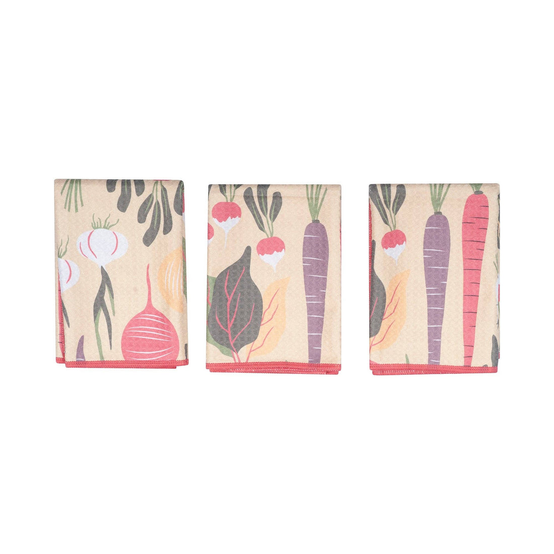 Mighty Mini Towel (Set of 3) Reversible - HJ Rooted: Tan