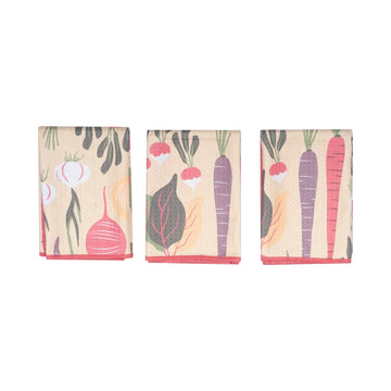 Mighty Mini Towel (Set of 3) Reversible - HJ Rooted: Tan