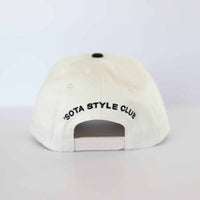 Jeez Louise Unisex Trucker Hat - Black & Cream