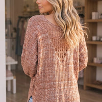 Cinnamon Weave Sweater