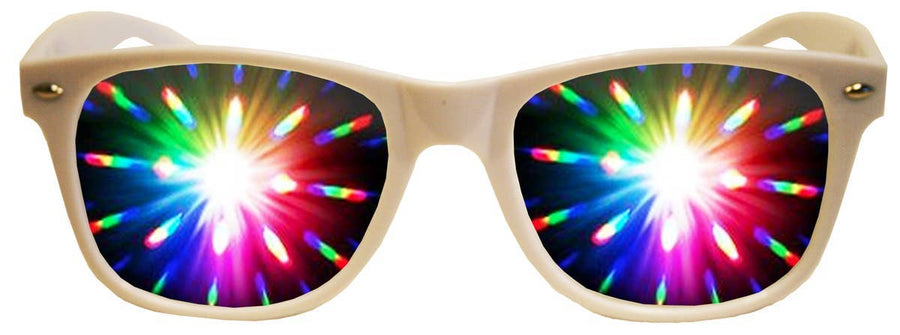 Plastic 3D Fireworks Diffraction Glasses