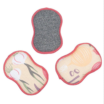 RE:usable Sponges (Set of 3) - HJ Rooted: Tan