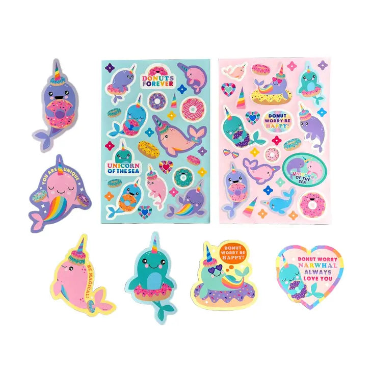 Stickiville Stickers: Nom Nom Narwhals - Scented