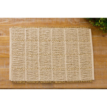 Cotton and Seagrass Placemat