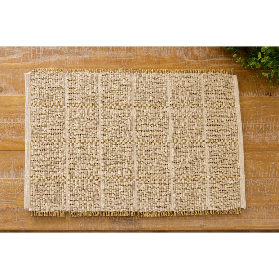 Cotton and Seagrass Placemat