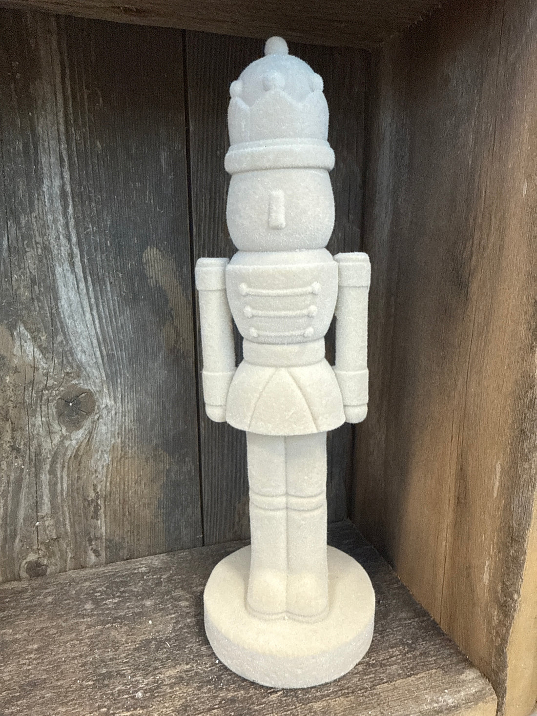 Ivory Velvet Nutcracker