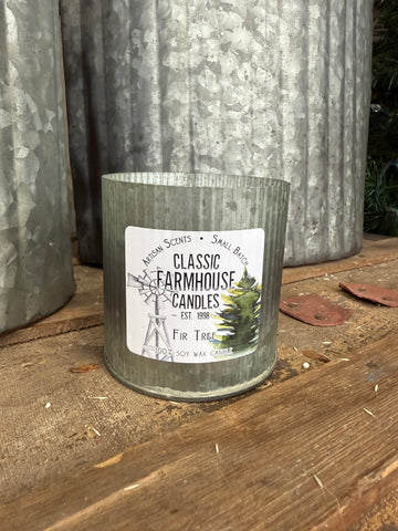 Fir Tree Soy Tin Candle