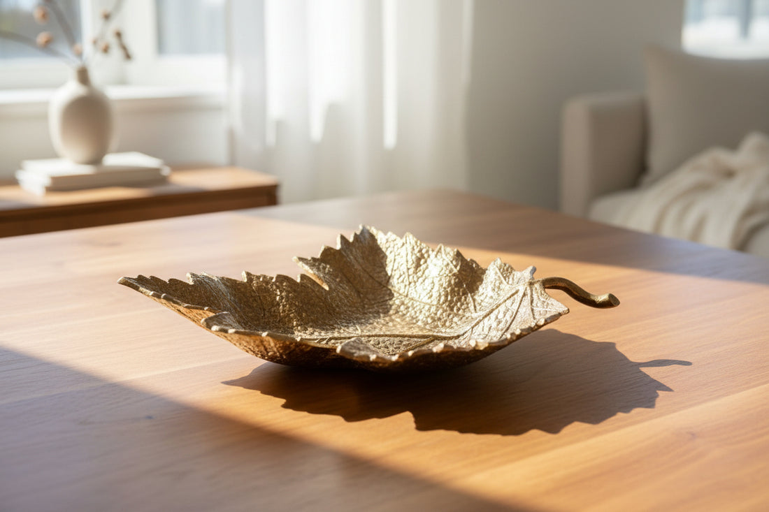 Brass Gold Leaf Dish
