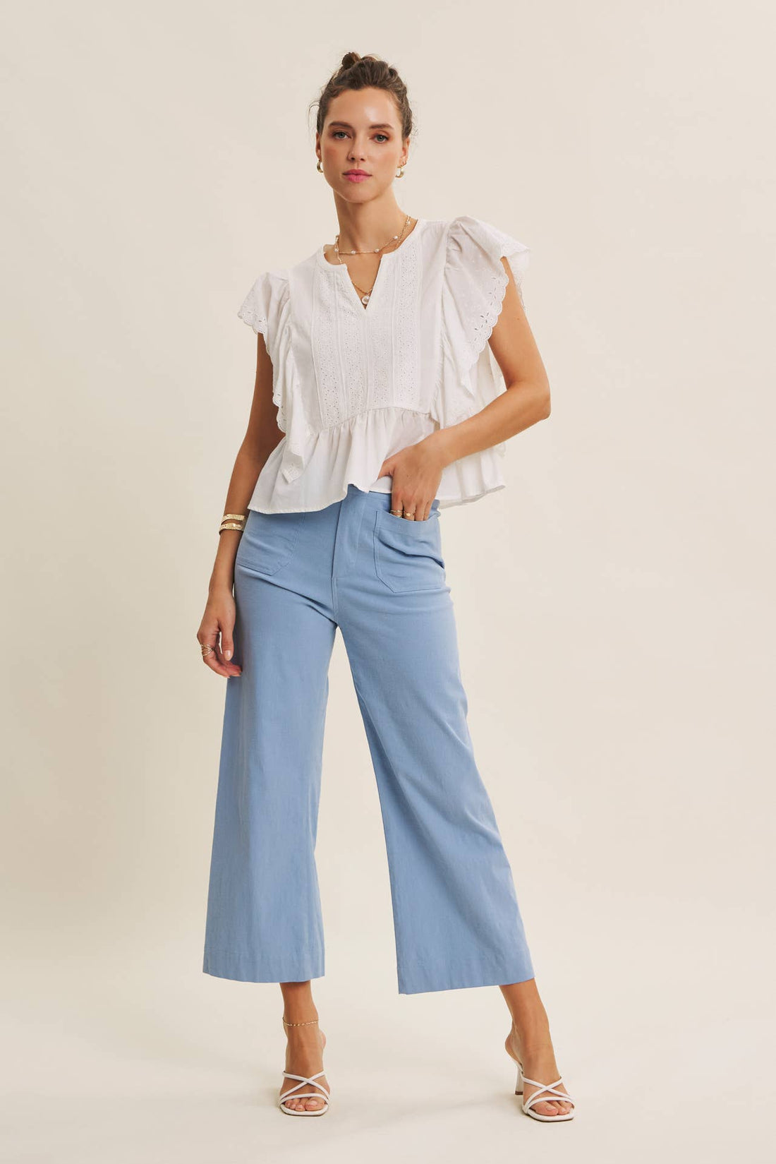 Skyline Wide-Leg Crops