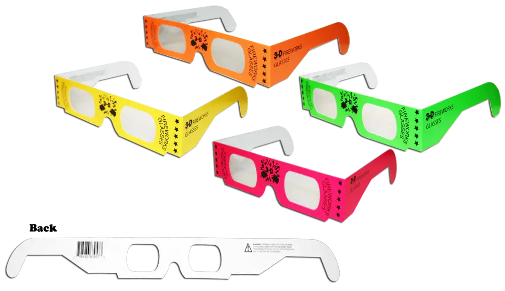 Fireworks 3D Glasses -  Neon