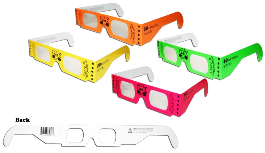 Fireworks 3D Glasses -  Neon