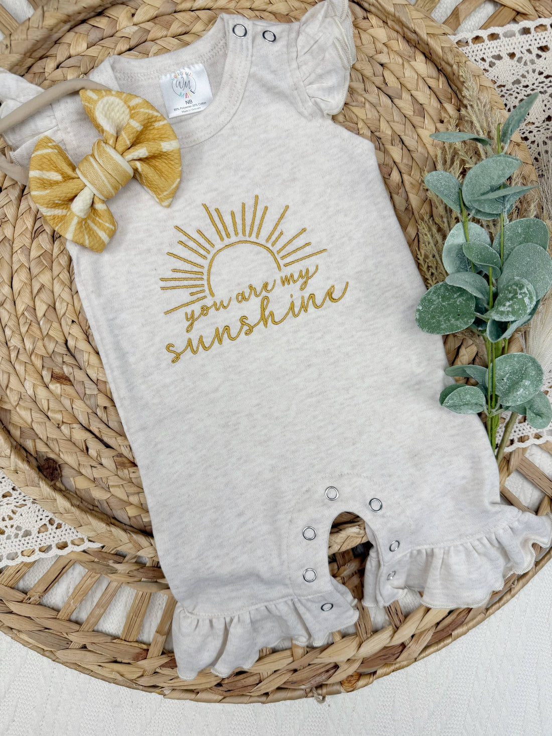 Flutter Romper | Sunshine