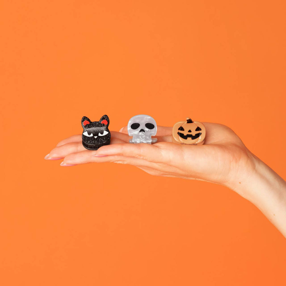 Mini Claw Clips 6pc Set - Halloween Squad