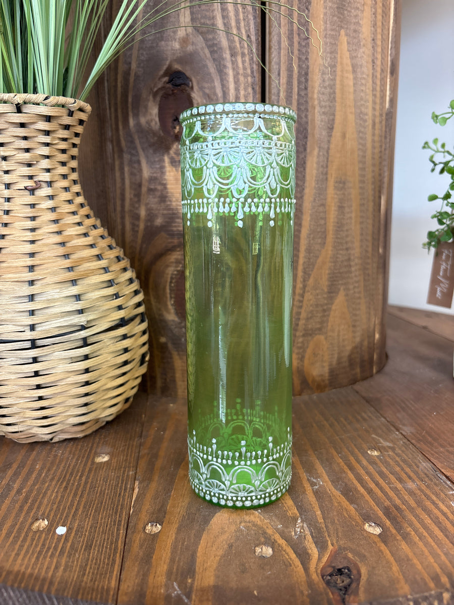 Bohemian Henna Style Vase (multiple color options)