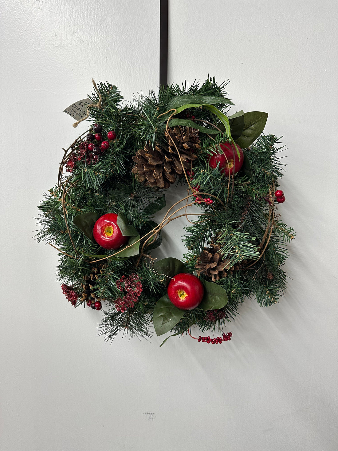 Christmas Wreath With Apples