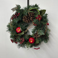 Christmas Wreath With Apples