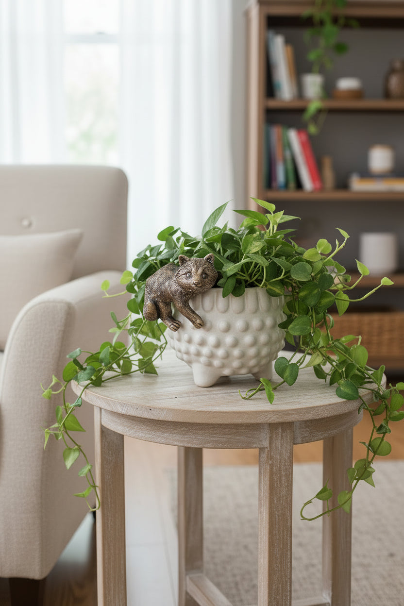 Raccoon Pot Hanger